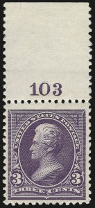 Sale 972, Lot 3245, 1894 Unwatermarked Bureau Issue (Scott 246-263)
