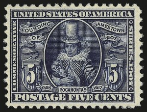 Sale 972, Lot 3291, 1904 Louisiana Purchase, Jamestown Issues (Scott 323-330)