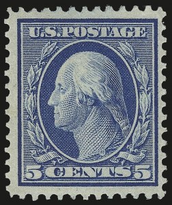 Sale 972, Lot 3301, 1909 Bluish Paper Issue (Scott 357-366)