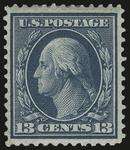 Sale 972, Lot 3305, 1909 Bluish Paper Issue (Scott 357-366)