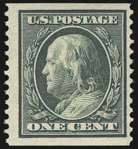 Sale 972, Lot 3311, 1910-13 Washington-Franklin Issue (Scott 374-396)
