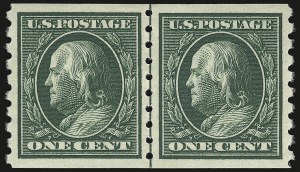 Sale 972, Lot 3314, 1910-13 Washington-Franklin Issue (Scott 374-396)