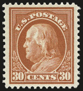 Sale 972, Lot 3325, 1912-15 Washington-Franklin Issue (Scott 405-461)
