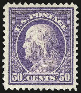 Sale 972, Lot 3326, 1912-15 Washington-Franklin Issue (Scott 405-461)
