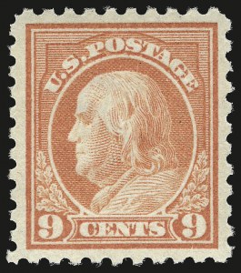 Sale 972, Lot 3332, 1912-15 Washington-Franklin Issue (Scott 405-461)