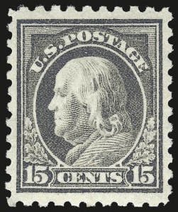 Sale 972, Lot 3334, 1912-15 Washington-Franklin Issue (Scott 405-461)