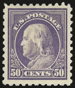 Sale 972, Lot 3337, 1912-15 Washington-Franklin Issue (Scott 405-461)