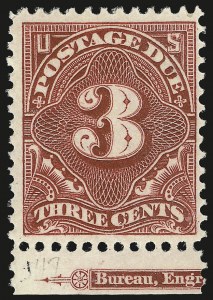 Sale 972, Lot 3454, Postage Due (J)