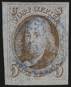 Sale 973, Lot 15, 1847 Issue