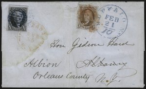 Sale 973, Lot 25, 1847 Issue