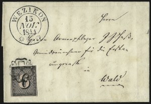 Sale 973, Lot 346, The Jonathan Rose Collection of First Issues of the World (Switzerland)