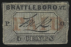 Sale 973, Lot 8, Postmasters` Provisionals