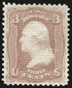 Sale 973, Lot 88, 1867-68 Grilled Issue