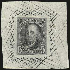 Sale 975, Lot 1001, Essays, Proofs and Specimens