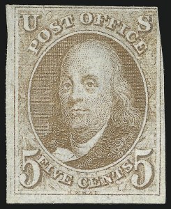 Sale 975, Lot 1052, 1847 Issue (Scott 1-2)