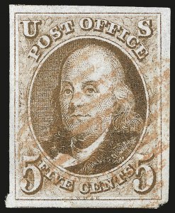 Sale 975, Lot 1057, 1847 Issue (Scott 1-2)