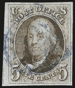 Sale 975, Lot 1060, 1847 Issue (Scott 1-2)