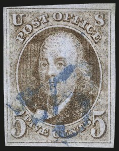 Sale 975, Lot 1062, 1847 Issue (Scott 1-2)