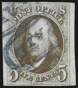 Sale 975, Lot 1063, 1847 Issue (Scott 1-2)