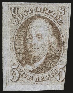 Sale 975, Lot 1084, 1847 Issue (Scott 1-2)