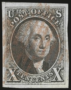 Sale 975, Lot 1088, 1847 Issue (Scott 1-2)
