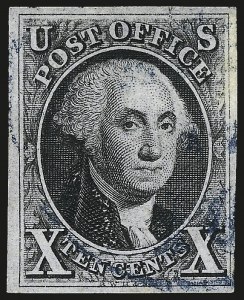 Sale 975, Lot 1094, 1847 Issue (Scott 1-2)