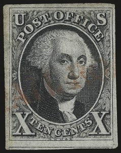 Sale 975, Lot 1095, 1847 Issue (Scott 1-2)