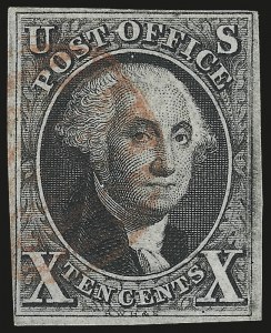 Sale 975, Lot 1098, 1847 Issue (Scott 1-2)