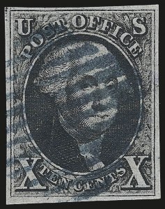 Sale 975, Lot 1101, 1847 Issue (Scott 1-2)