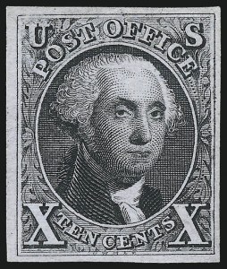 Sale 975, Lot 1105, 1875 Reproduction of 1847 Issue (Scott 3-4)