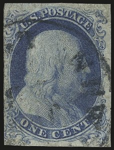 Sale 975, Lot 1106, 1851-56 Issue (Scott 5-17)