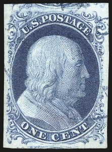 Sale 975, Lot 1108, 1851-56 Issue (Scott 5-17)