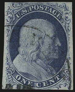 Sale 975, Lot 1109, 1851-56 Issue (Scott 5-17)
