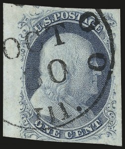 Sale 975, Lot 1114, 1851-56 Issue (Scott 5-17)
