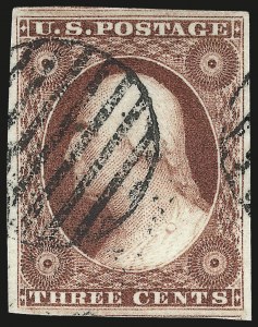 Sale 975, Lot 1127, 1851-56 Issue (Scott 5-17)