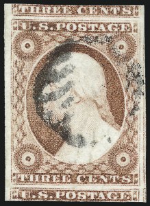 Sale 975, Lot 1131, 1851-56 Issue (Scott 5-17)