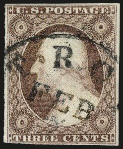 Sale 975, Lot 1135, 1851-56 Issue (Scott 5-17)