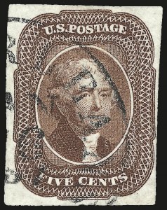 Sale 975, Lot 1140, 1851-56 Issue (Scott 5-17)