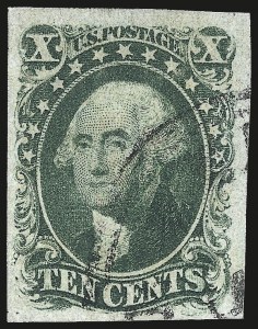 Sale 975, Lot 1146, 1851-56 Issue (Scott 5-17)