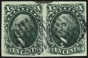 Sale 975, Lot 1155, 1851-56 Issue (Scott 5-17)