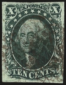 Sale 975, Lot 1156, 1851-56 Issue (Scott 5-17)