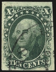 Sale 975, Lot 1157, 1851-56 Issue (Scott 5-17)