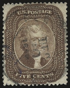 Sale 975, Lot 1192, 1857-60 Issue (Scott 18-39)