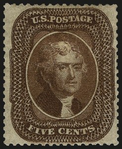 Sale 975, Lot 1195, 1857-60 Issue (Scott 18-39)