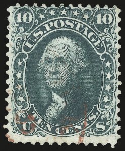 Sale 975, Lot 1243, 1861-66 Issue (Scott 56-78)