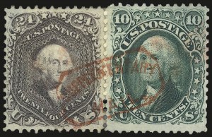 Sale 975, Lot 1269, 1861-66 Issue (Scott 56-78)