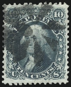Sale 975, Lot 1299, 1867-68 Grilled Issue (Scott 79-101), including the 10c Z Grill