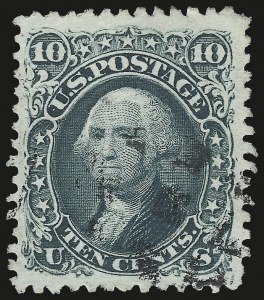 Sale 975, Lot 1300, 1867-68 Grilled Issue (Scott 79-101), including the 10c Z Grill