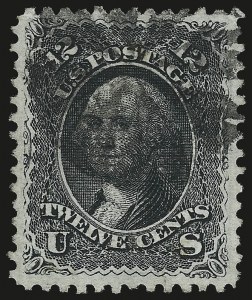 Sale Number 975, Lot Number 1301, 1867-68 Grilled Issue (Scott 79-101), including the 10c Z Grill
