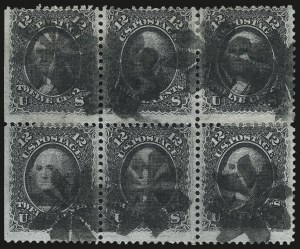 Sale 975, Lot 1302, 1867-68 Grilled Issue (Scott 79-101), including the 10c Z Grill